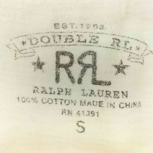 ダブルアールエルラルフローレン RRL RALPH LAUREN シングルステッチ ランチロゴ S/S Tシャツ メンズ JPN:S
