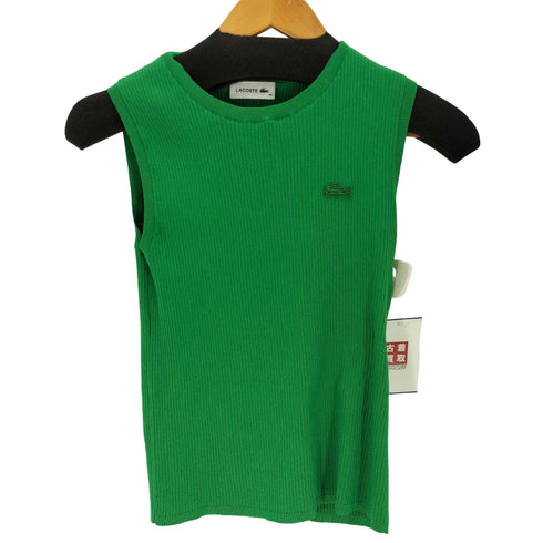 ラコステ LACOSTE クールマックスリブニットタンクトップ レディース 36