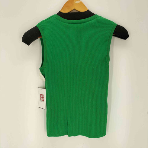 ラコステ LACOSTE クールマックスリブニットタンクトップ レディース 36
