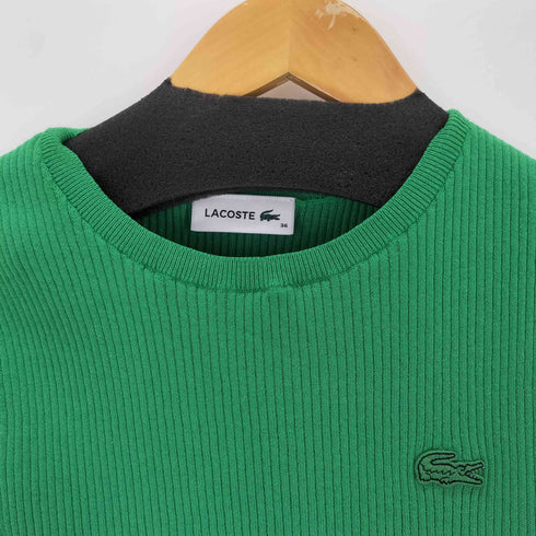 ラコステ LACOSTE クールマックスリブニットタンクトップ レディース 36