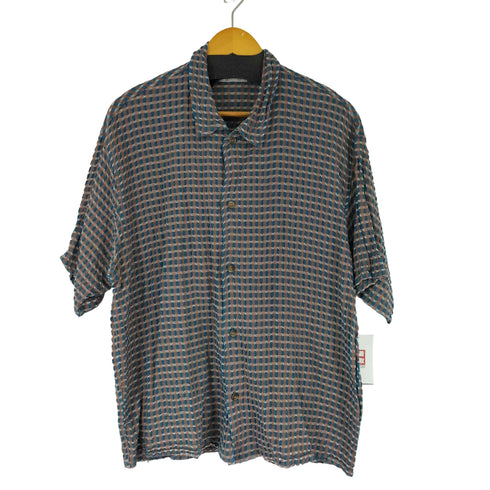 ジャーナルスタンダードレリューム JOURNAL STANDARD relume CHECK SHEER DOBBY S/S SH メンズ JPN:L