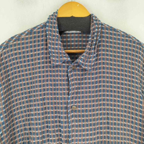 ジャーナルスタンダードレリューム JOURNAL STANDARD relume CHECK SHEER DOBBY S/S SH メンズ JPN:L