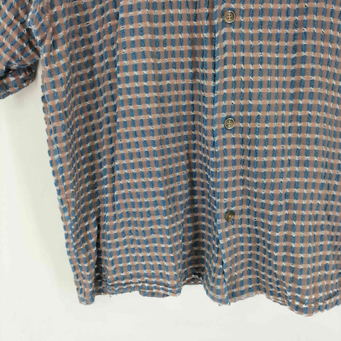 ジャーナルスタンダードレリューム JOURNAL STANDARD relume CHECK SHEER DOBBY S/S SH メンズ JPN:L