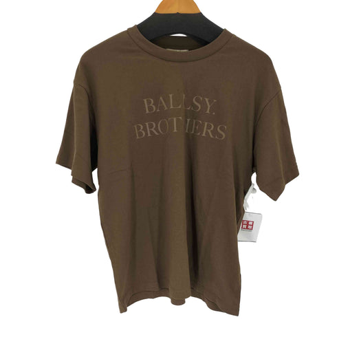 BALLSY.BROTHERS カジュアルロゴプリントTシャツ レディース L