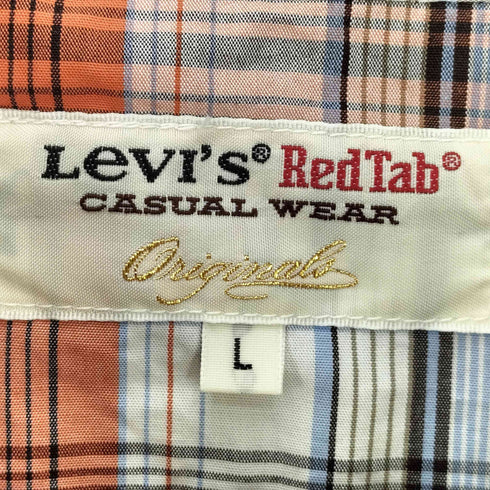 リーバイス Levis RedTab フラップポケット L/S チェックシャツ メンズ JPN:L