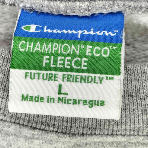 チャンピオン Champion 00s ECO FLEECE カレッジプリント クルーネックスウェット トレーナー メンズ import:L