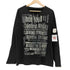 フロント 英文字 プリント 十字架 L/S Tシャツ Y2K メンズ JPN:L