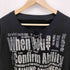 フロント 英文字 プリント 十字架 L/S Tシャツ Y2K メンズ JPN:L