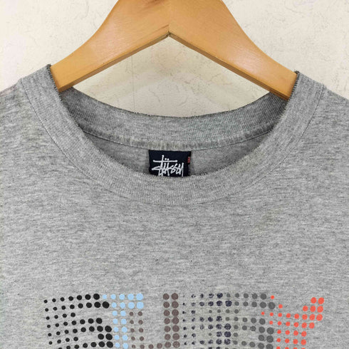 ステューシー Stussy 90s USA製 紺タグ プリント Tシャツ メンズ L