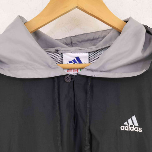 アディダス adidas 90-00s 万国旗タグ パフォーマンスロゴ アノラックパーカー メンズ