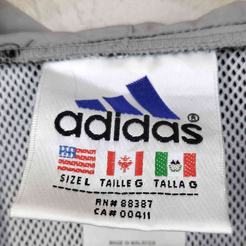 アディダス adidas 90-00s 万国旗タグ パフォーマンスロゴ アノラックパーカー メンズ