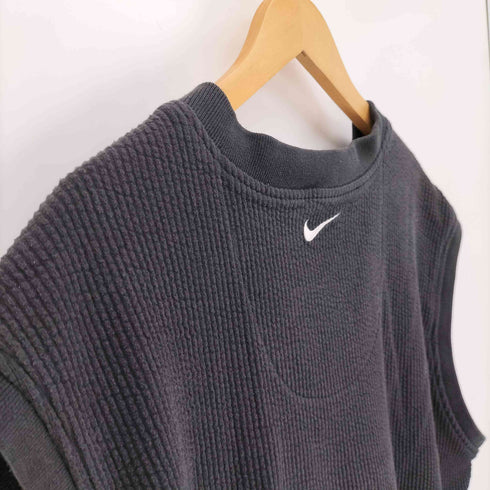 ナイキゴルフ NIKE GOLF スウッシュ刺繍 NBAロゴ刺繍 太畝 コーデュロイ Vネック ベスト メンズ JPN:XL