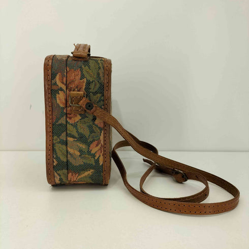 BARGANZA 80S VINTAGE TAPESTRY CROSSBODY BOX BAG ゴブラン織 レディース