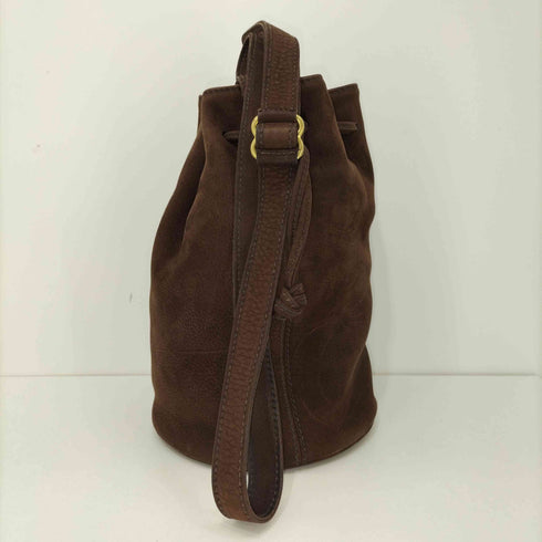 コーチ COACH 90-00s USA製 ドローストリング スエードレザー バケットバッグ レディース