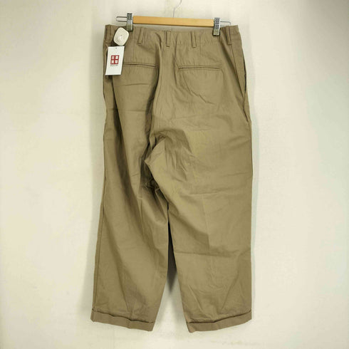 アダムエロペ Adam et Rope 撥水 ワンプリーツ クロップドシルエット チノパンツ メンズ JPN:L