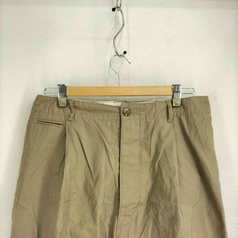 アダムエロペ Adam et Rope 撥水 ワンプリーツ クロップドシルエット チノパンツ メンズ JPN:L