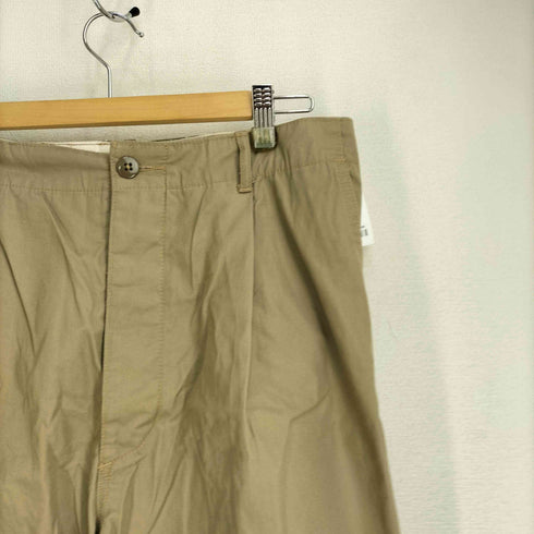 アダムエロペ Adam et Rope 撥水 ワンプリーツ クロップドシルエット チノパンツ メンズ JPN:L