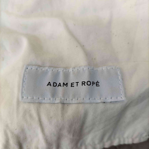 アダムエロペ Adam et Rope 撥水 ワンプリーツ クロップドシルエット チノパンツ メンズ JPN:L