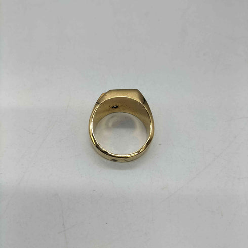 ESPO 刻印 18KT HGE ストーン リング メンズ 15号