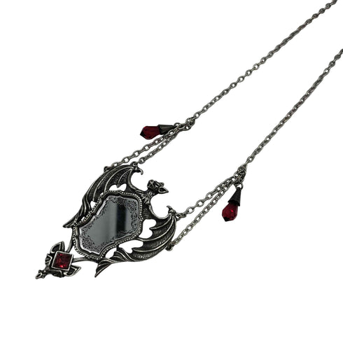 ALCHEMY GOTHIC 英国製 DRAKUL'S MIRROR ストーン ネックレス レディース