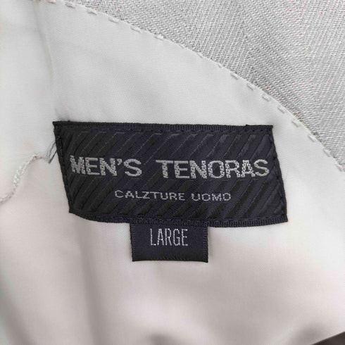 メンズティノラス MENS TENORAS ダブルブレスト テーラード ワイドスラックス 3ピースセットアップ メンズ L