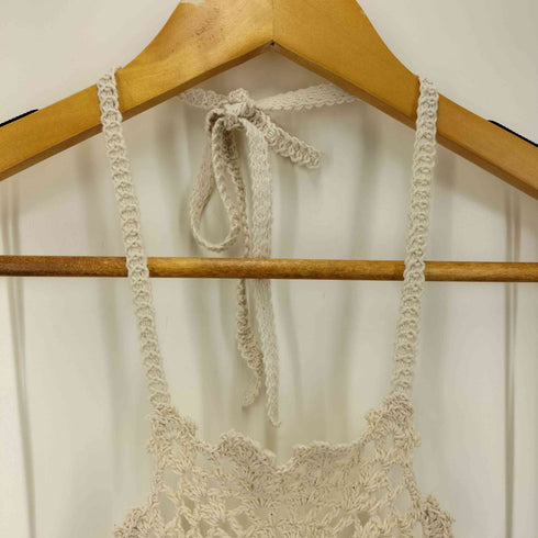 ザラ ZARA クロシェ ニット トップ レディース import:L