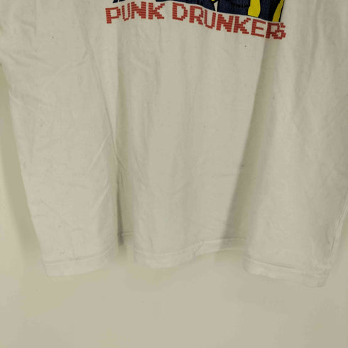 パンクドランカーズ PUNK DRUNKERS BEER キャラクター ビール プリント S/S クルーネック Tシャツ メンズ