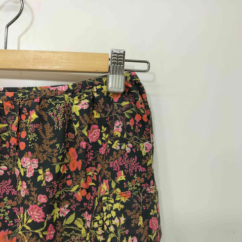 ポールスミスジーンズ Paul Smith JEANS 花柄 切替 プリーツ スカート レディース JPN:40