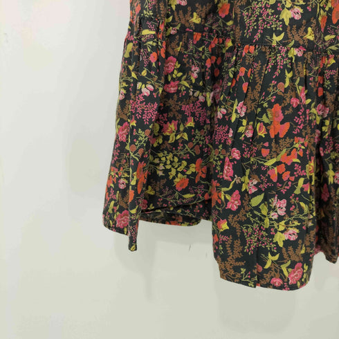 ポールスミスジーンズ Paul Smith JEANS 花柄 切替 プリーツ スカート レディース JPN:40