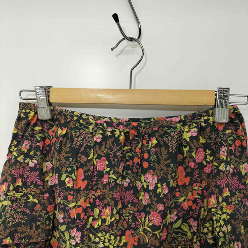 ポールスミスジーンズ Paul Smith JEANS 花柄 切替 プリーツ スカート レディース JPN:40