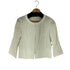ユナイテッドアローズ UNITED ARROWS リネン ノーカラージャケット レディース JPN:38