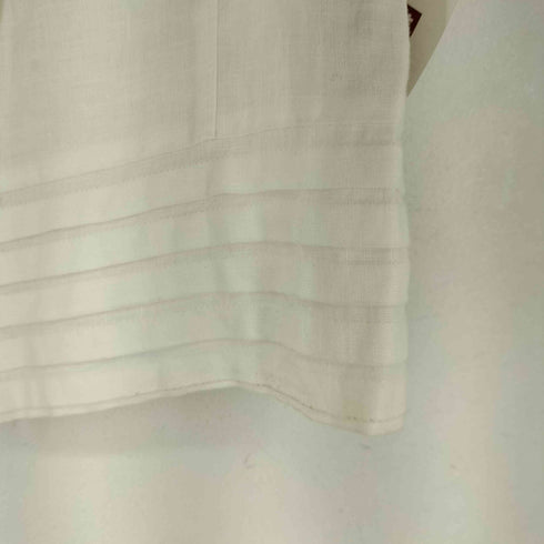 ユナイテッドアローズ UNITED ARROWS リネン ノーカラージャケット レディース JPN:38