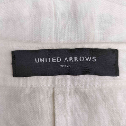 ユナイテッドアローズ UNITED ARROWS リネン ノーカラージャケット レディース JPN:38