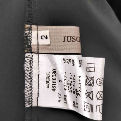 ジャスグリッティー JUSGLITTY ヘンリードロストワンピース レディース 2