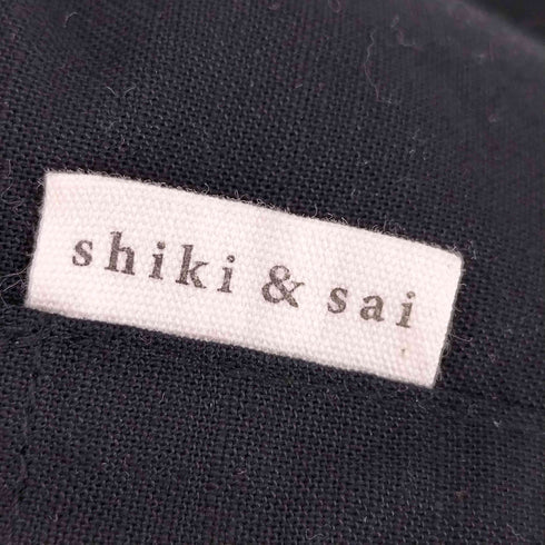 SHIKI&SAI コットンリネン サイドベルトエプロン レディース