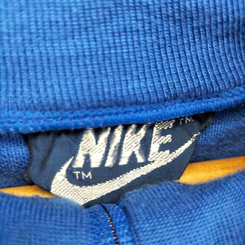 ナイキ NIKE 80S 紺タグ後期 スウッシュ ロゴ刺繍 アクリル トラックジャケット ジャージ メンズ JPN:XL