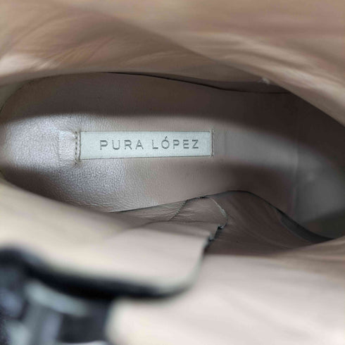 PURA LOPEZ ピンヒール スエード ブーティー 23cm相当 レディース 35 1/2