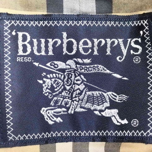 バーバリーズ BURBERRYS 裏地ノバチェック 比翼 ステンカラートレンチコート メンズ 94 175