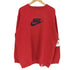 ナイキ NIKE 00S スウッシュ刺繍 裏起毛 L/S クルーネックスウェット メンズ import:XL