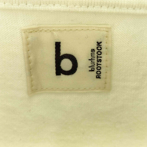 bluhms ROOTSTOCK 裾袖シングルステッチ ブランク クルーネックTシャツ メンズ