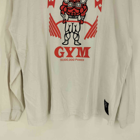アニメ ジム コラボ キャラクタープリント L/S クルーネックTシャツ メンズ JPN:L