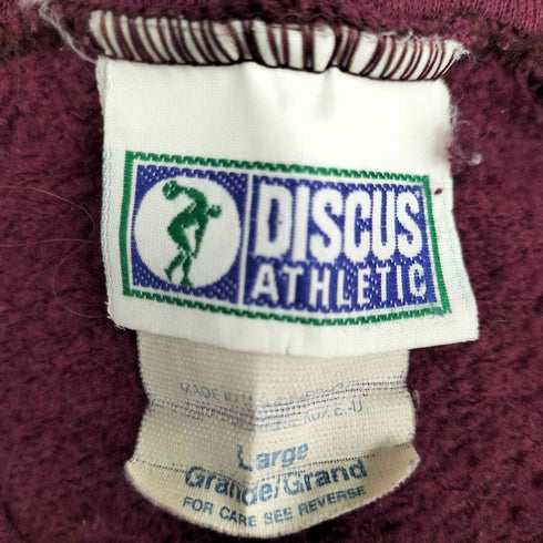 ディスカスアスレチック Discus Athletic 90S USE製 プルオーバーパーカー メンズ import:L