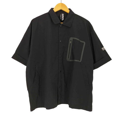 エスワイサーティトゥー SY32 by SWEET YEARS メッシュポケット バックロゴ スナップボタン S/S シャツ メンズ JPN:M