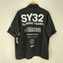 エスワイサーティトゥー SY32 by SWEET YEARS メッシュポケット バックロゴ スナップボタン S/S シャツ メンズ JPN:M