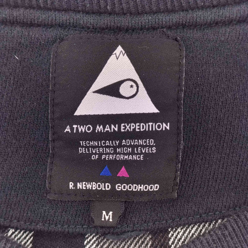 アールニューボールド R.NEWBOLD ×Goodhood 裏地チェック ロゴ スタジアム ジャンパー スタジャン メンズ JPN:M