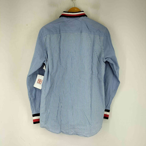 トミーヒルフィガー TOMMY HILFIGER SLIM FIT COUPE ETROITE 切替 ストラップ L/S シャツ メンズ import:L