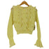 ザラ ZARA フリル プリーツ ドッキング ニット レディース import:M