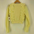 ザラ ZARA フリル プリーツ ドッキング ニット レディース import:M