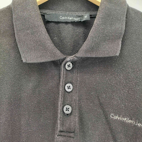 カルバンクラインジーンズ Calvin Klein Jeans 刺繍鹿の子ポロシャツ メンズ import:M