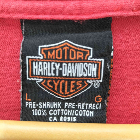 ハーレーダビッドソン HARLEY-DAVIDSON 00s コピーライト 2006 RAMSAY'S 袖 カットオフ タンクトップ メンズ import:L